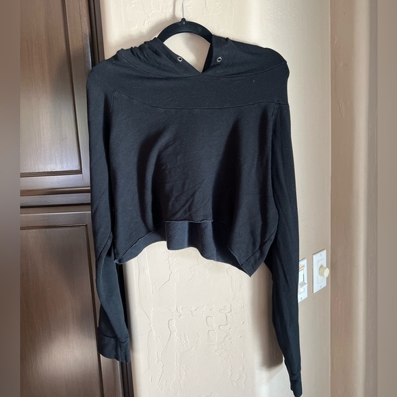 Strut This Multicolor Tricolor Gold Star Hoodie Sweatshirt in Black - Picture 2 of 3